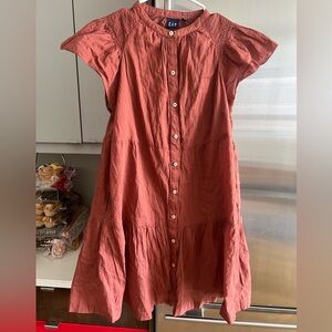 Gap flutter sleeve dress